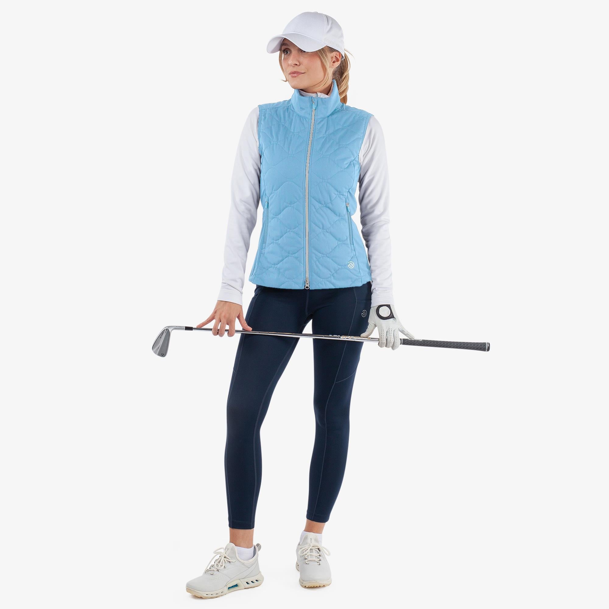 Galvin Green Lucille Interface-1 Ladies Golf Windstopper Vest Alaskan Blue